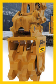 Felco excavator attachments for soil compaction | MGM Attachments